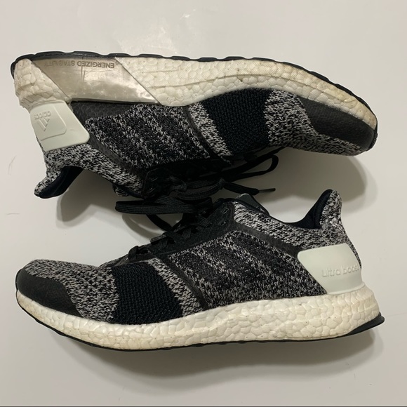 Adidas Ultra Boost ST Black White Oreo PrimeKnit Running CM8273 Men’s Size 7.5 - Picture 3 of 10